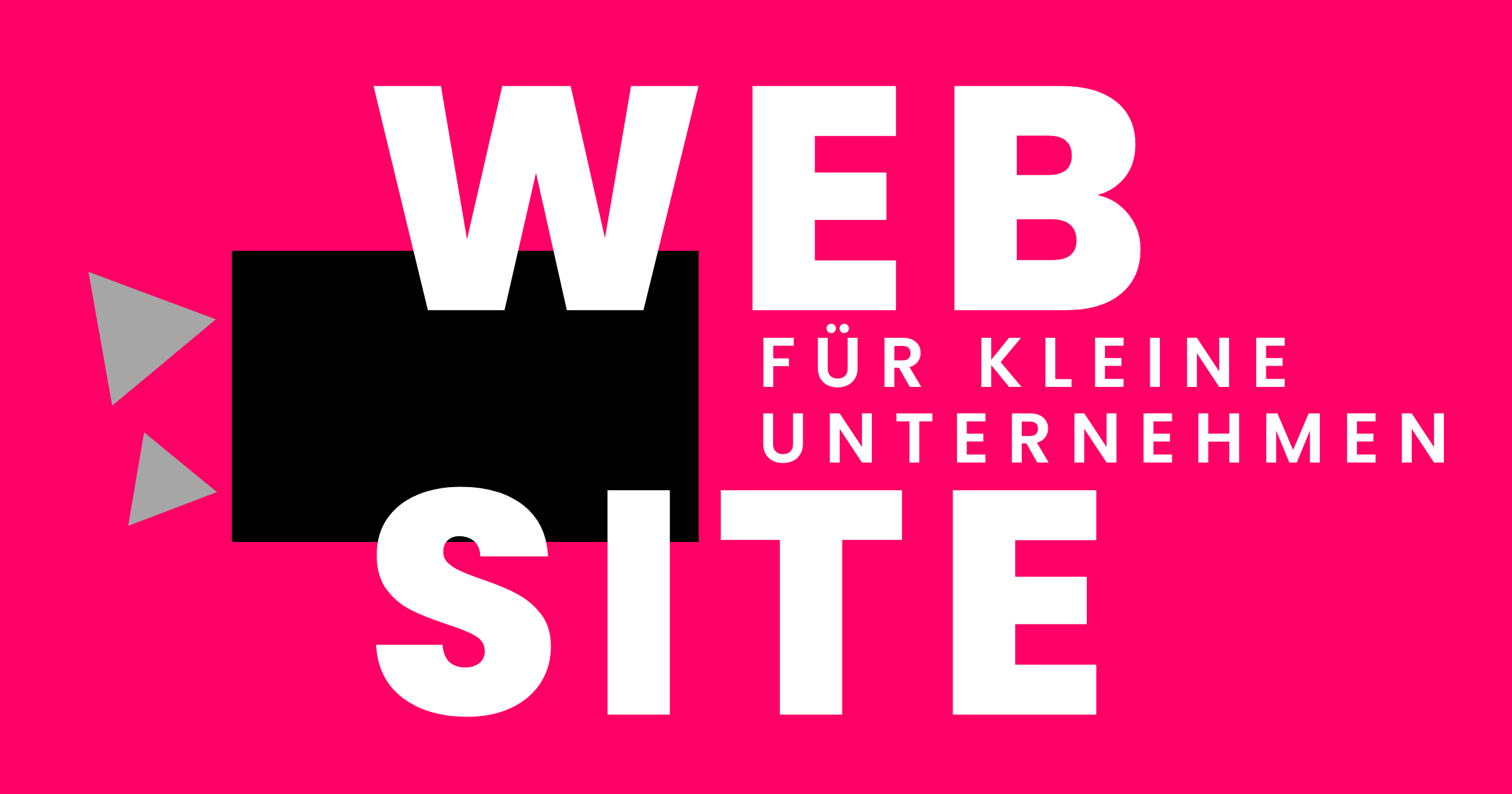 Website für kleine Unternehmen - Webseiten Kosten 2023 - Logo Magenta