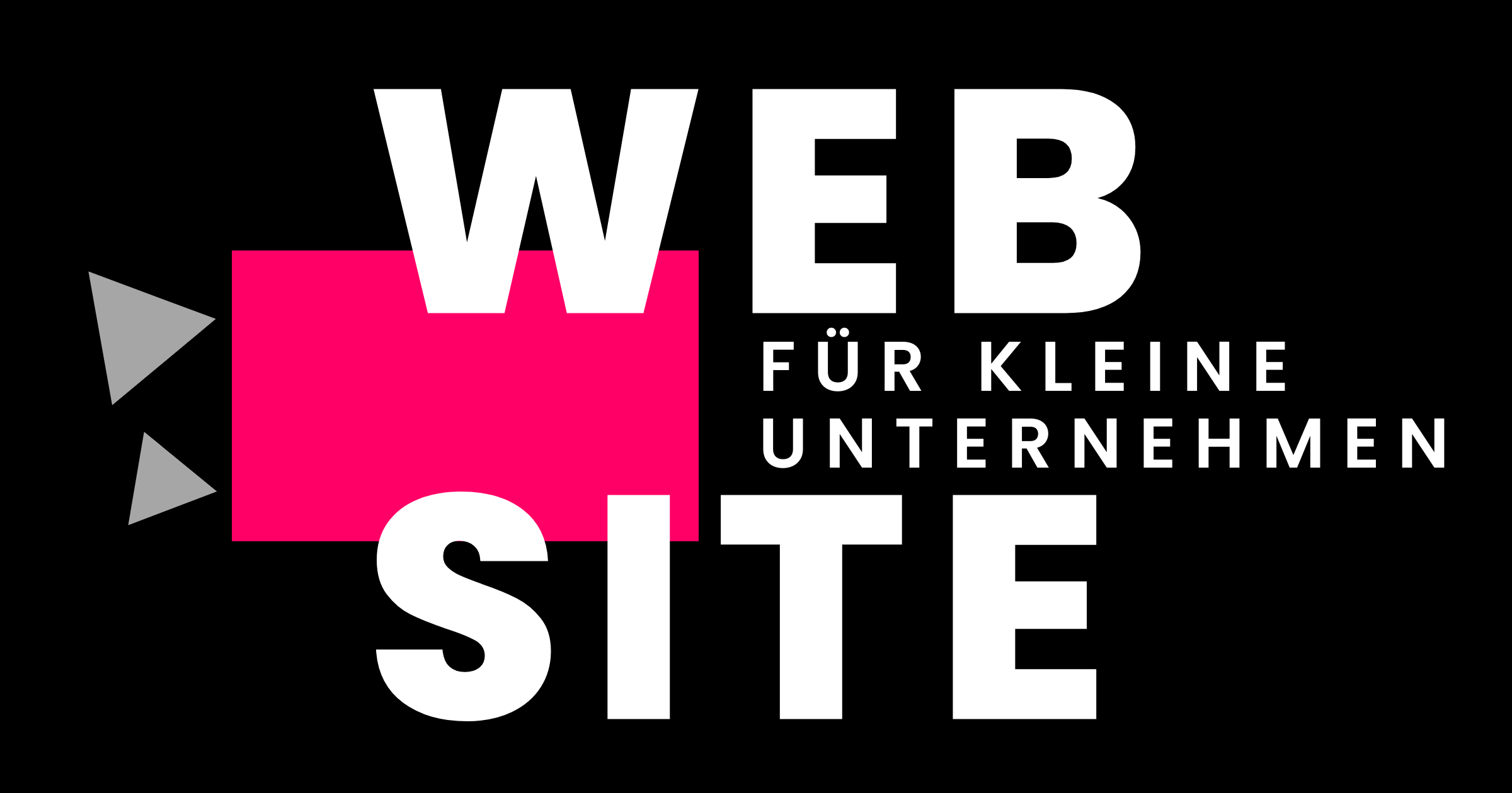 Website für kleine Unternehmen - Webseiten Kosten 2023 - Logo Schwarz