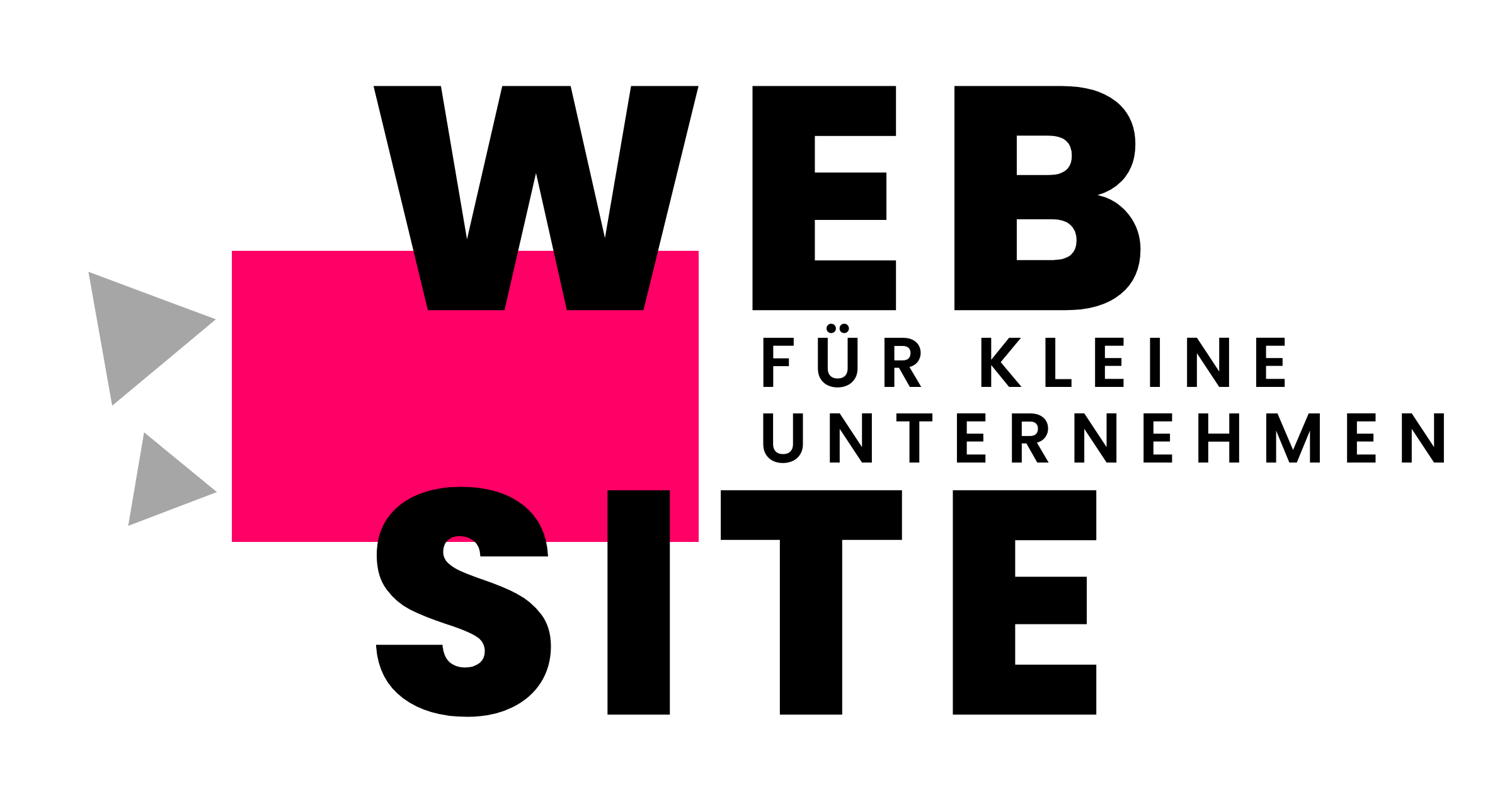 Website für kleine Unternehmen - Webseiten Kosten 2023 - Logo Weiß