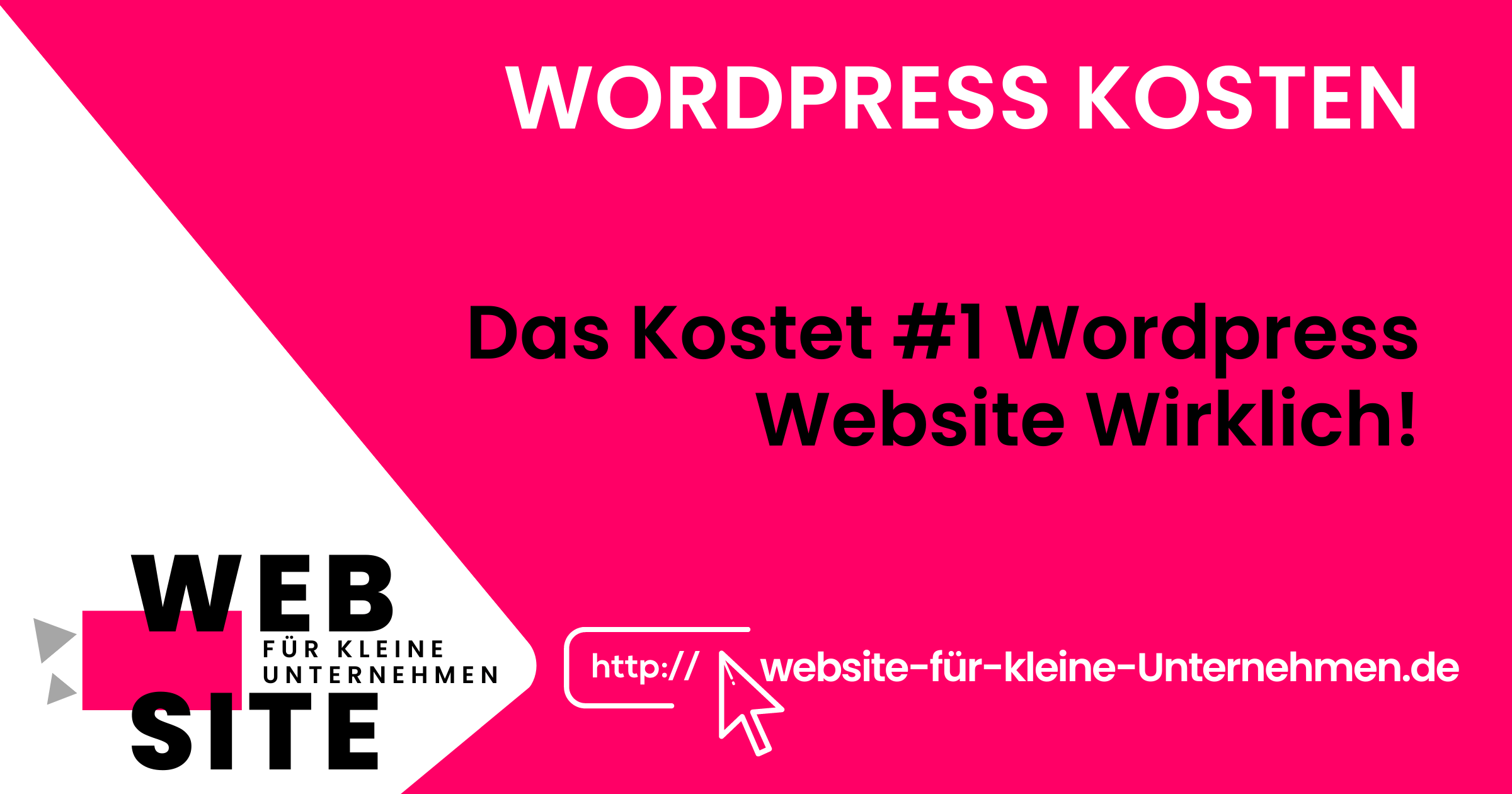 Wordpress Kosten - Website für kleine Unternehmen - Featured Image