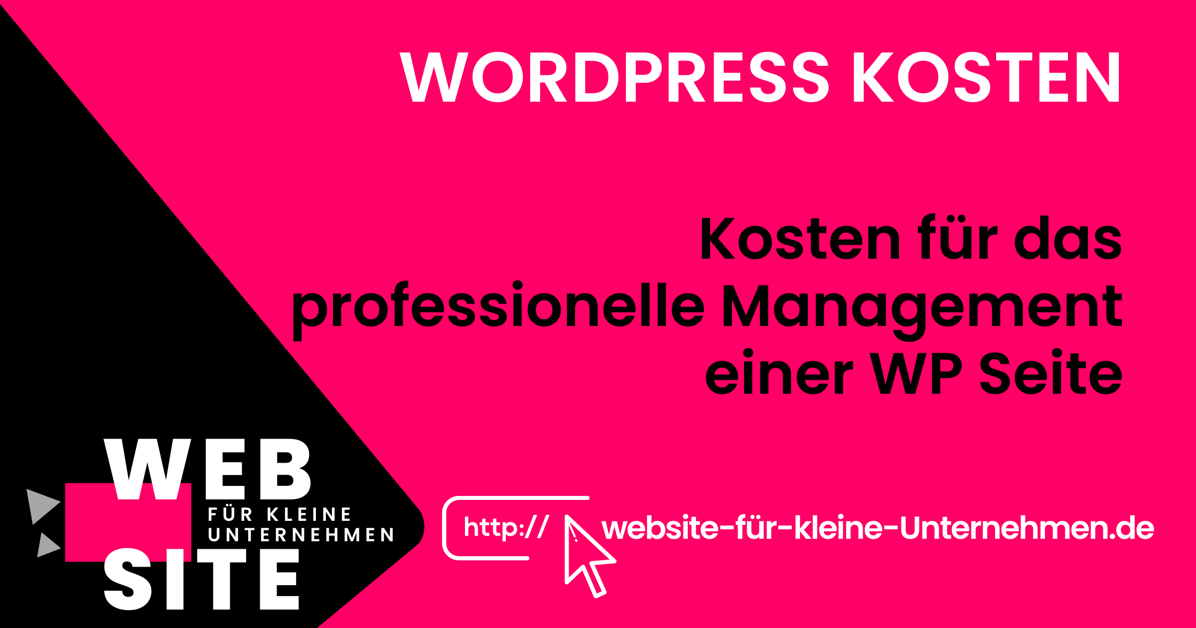 Wordpress Kosten - Website für kleine Unternehmen - Professionelle Unterhaltung WP Seite